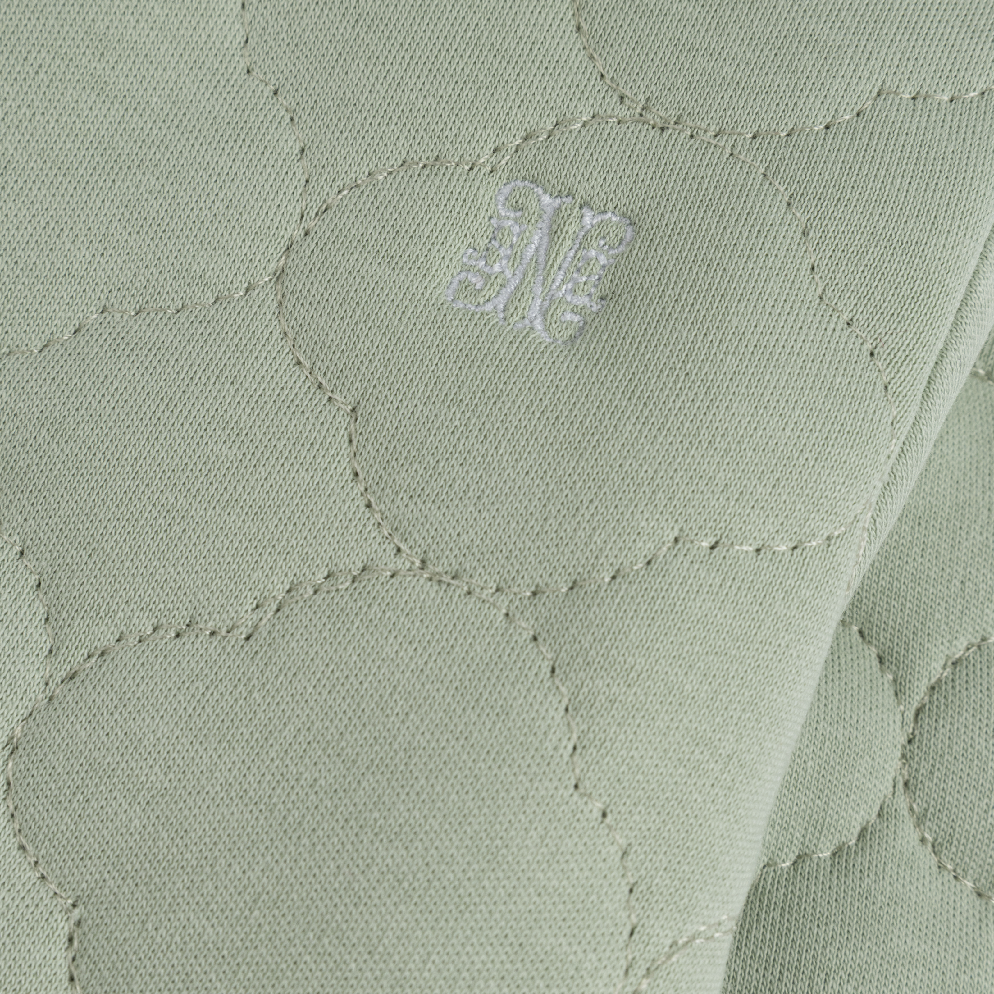 Bulut Kapitoneli Yeşil Ceket