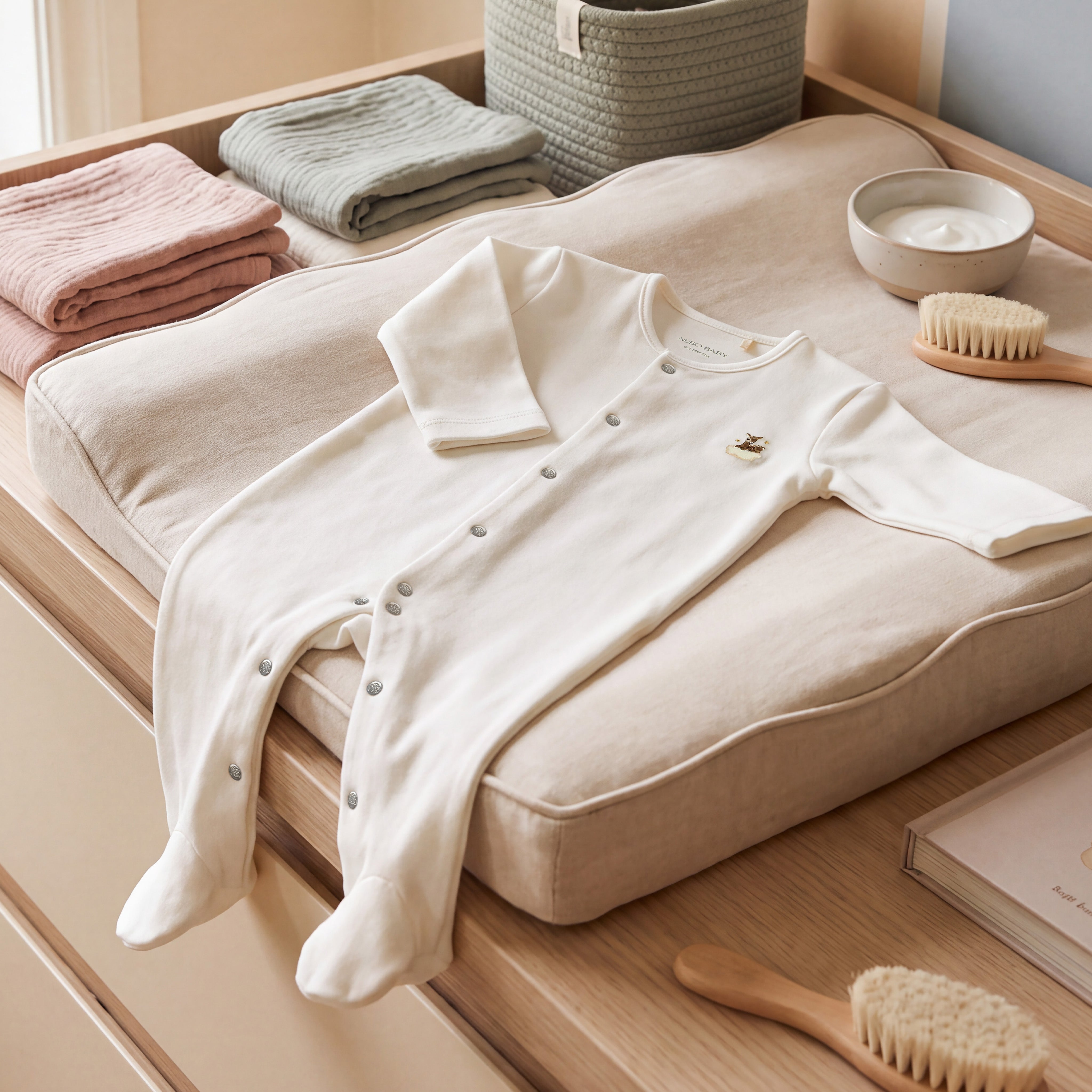 %100 Pamuk Ceylan Nakışlı Pijama Tulum