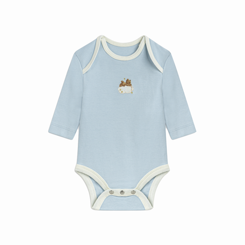 Teddy Nakışlı Body