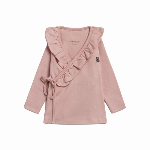 Kruvaze Fırfırlı Bluz