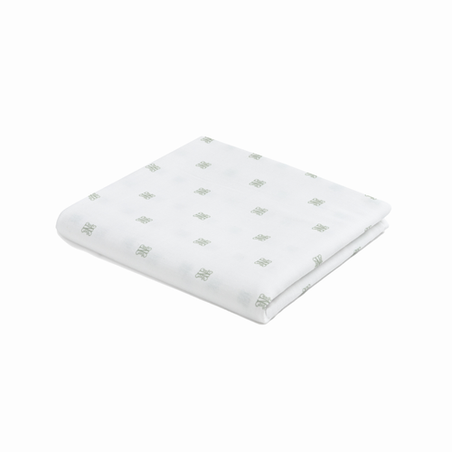 Monogram Desenli Müslin Bebek Battaniyesi