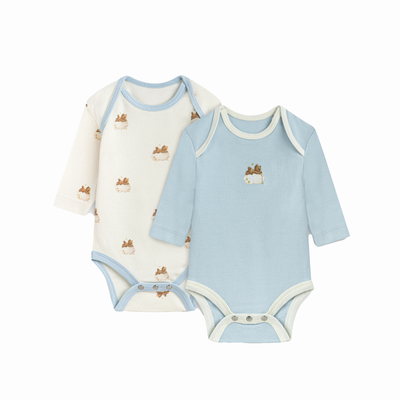 %100 Pamuk 2li Teddy Body Seti
